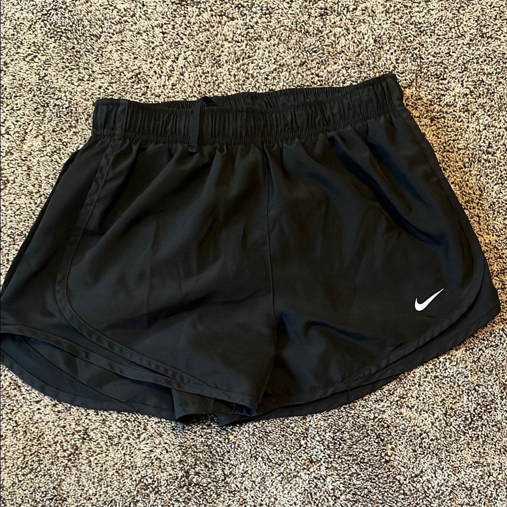 Nike Black Women's Running Shorts with Swoosh